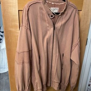 We The Free Women's Brown Bomber Jacket